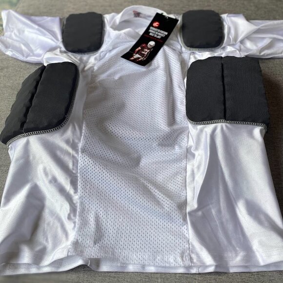 Cramer Adult Lightning 5-Pad Shirt, Size: Medium - Picture 2 of 8